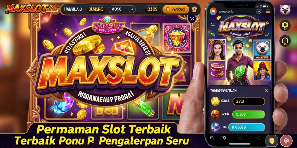 Screenshot gameplay MAXSLOT menampilkan keseruan bermain slot dengan grafis menarik.