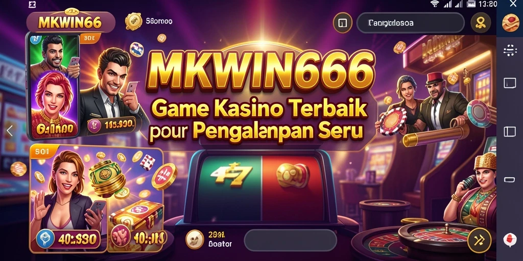 Tampilan gameplay mengasyikkan dari MKWIN666 yang memikat pemain.