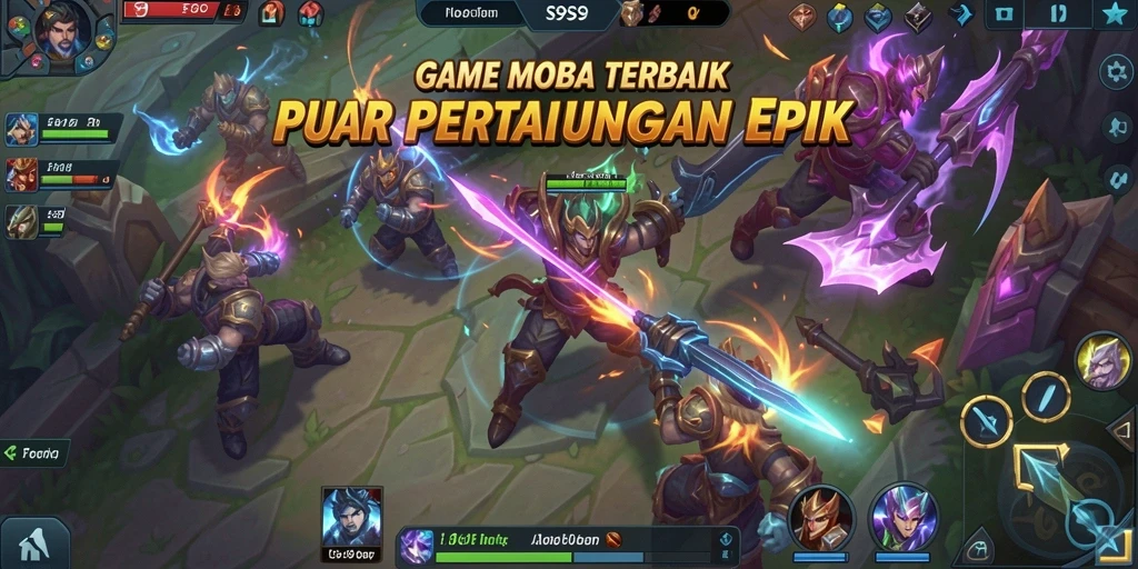 Tampilan seru aksi pertarungan dalam S9S9 yang mendebarkan.